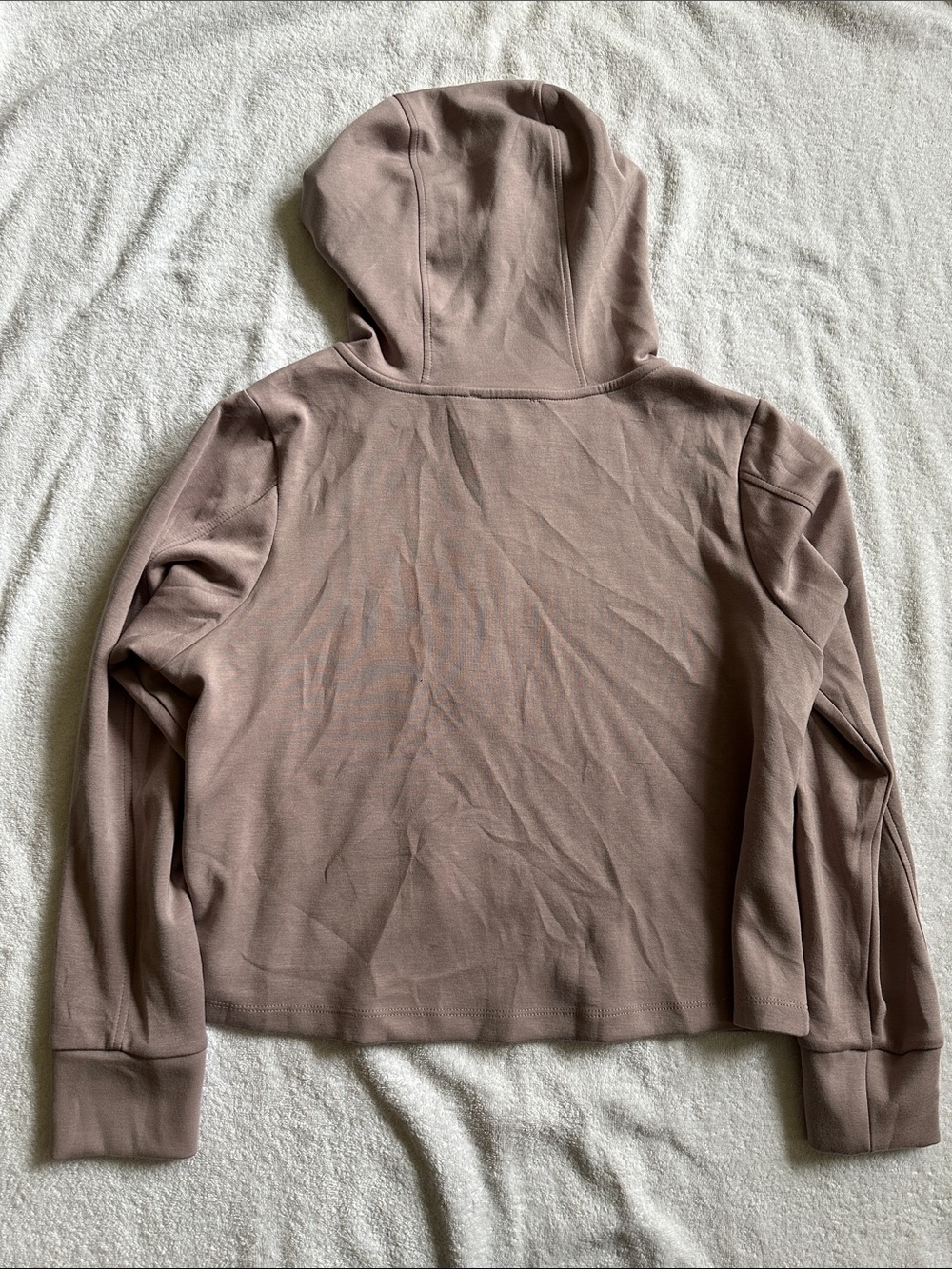 Cable & Gauge Juniors Mauve Two-Piece Zip Front Hoodie and Short Set Size S - Picture 5 of 10